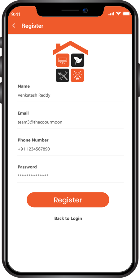 home services app design