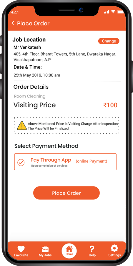 home service provider app