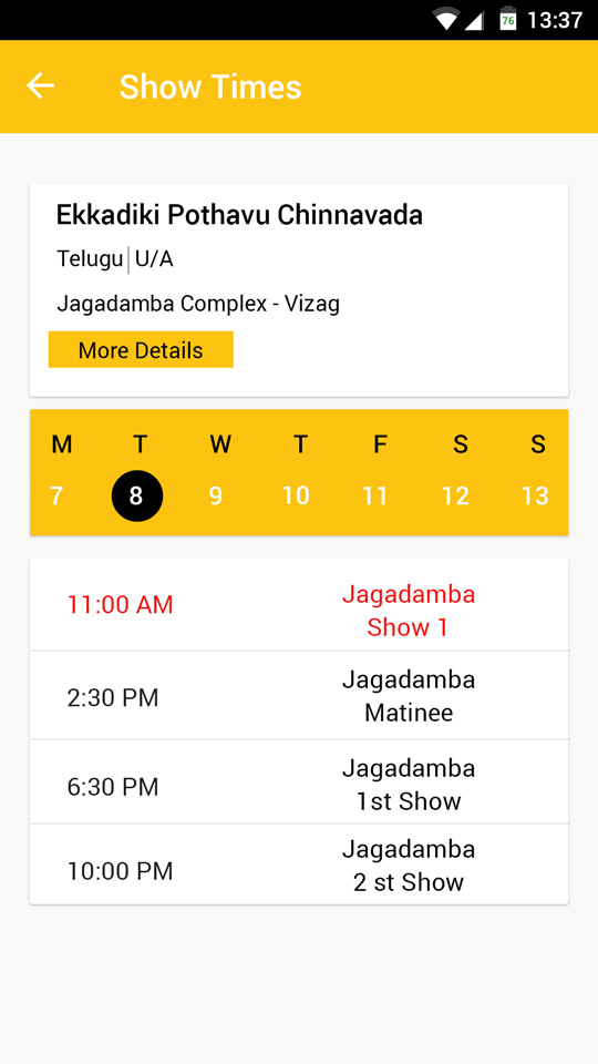 Movie Ticket Booking App Development
