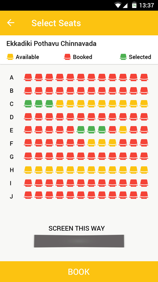 Movie Ticket Booking App Development