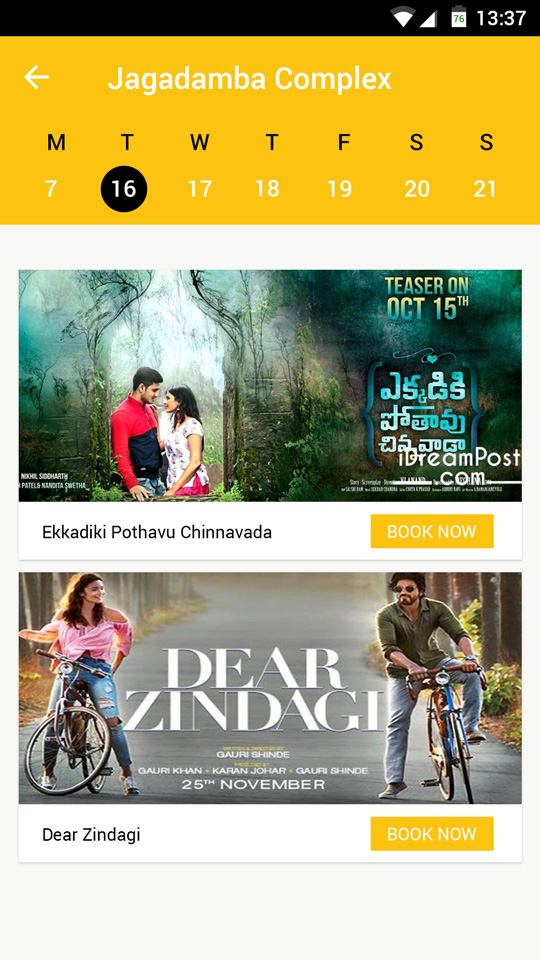 Movie Ticket Booking App Development