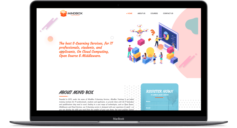 e learning website development company