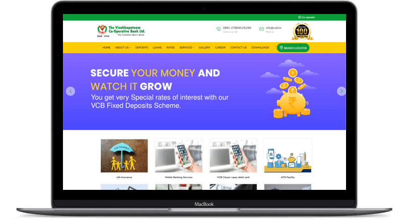 Banking Services Website Development Company