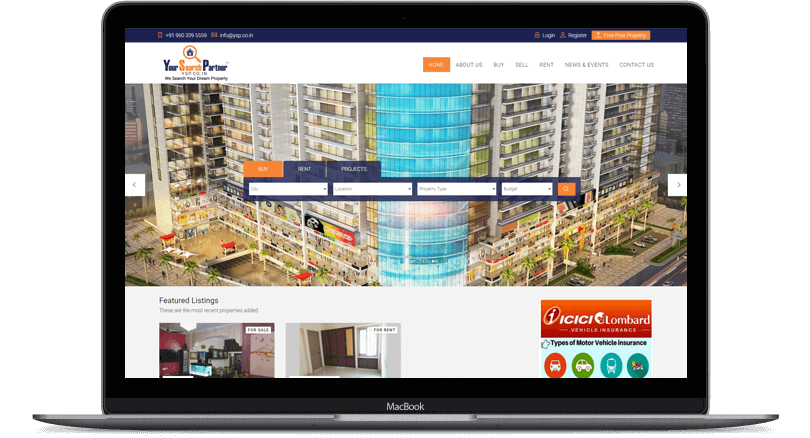 Real Estate Website Designing Company