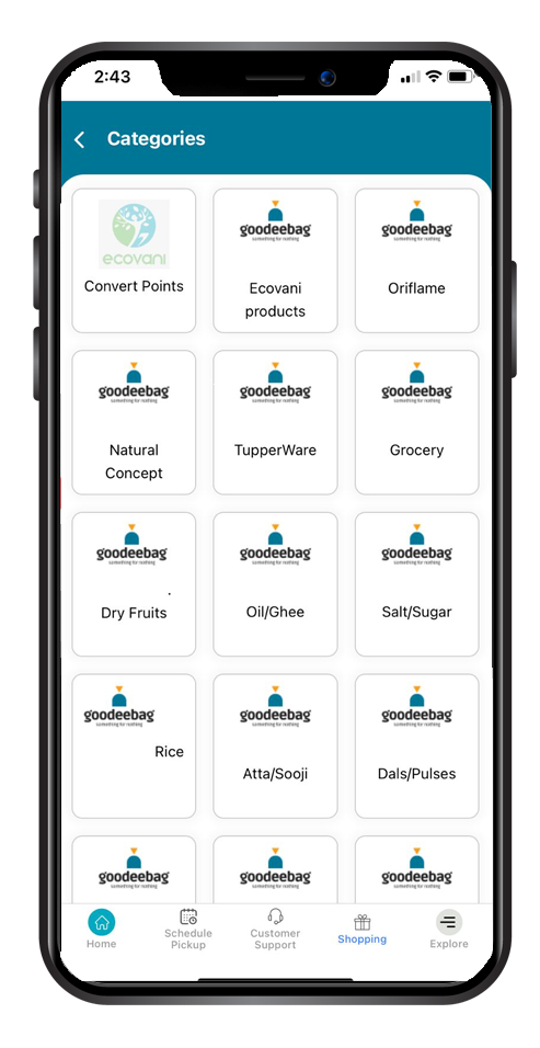 Goodeebag App Development