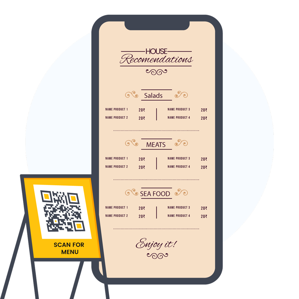 qr code menu ordering system