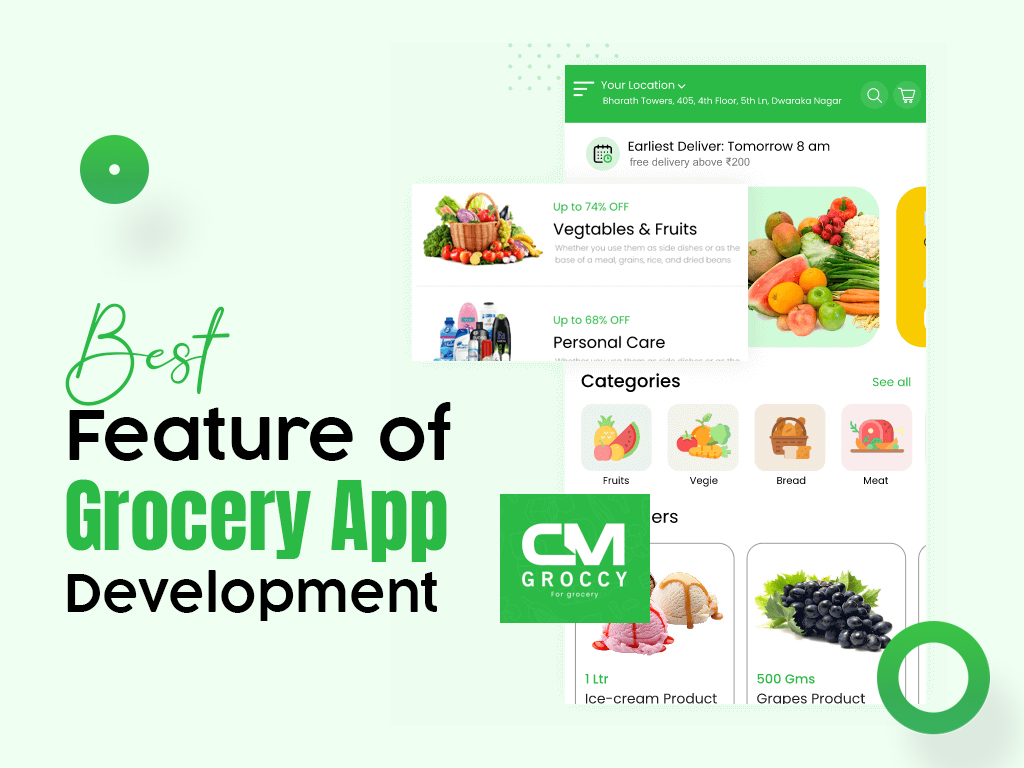 features of grocery app development

